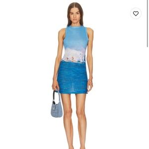 Surfin' Dress in Bleu mirae